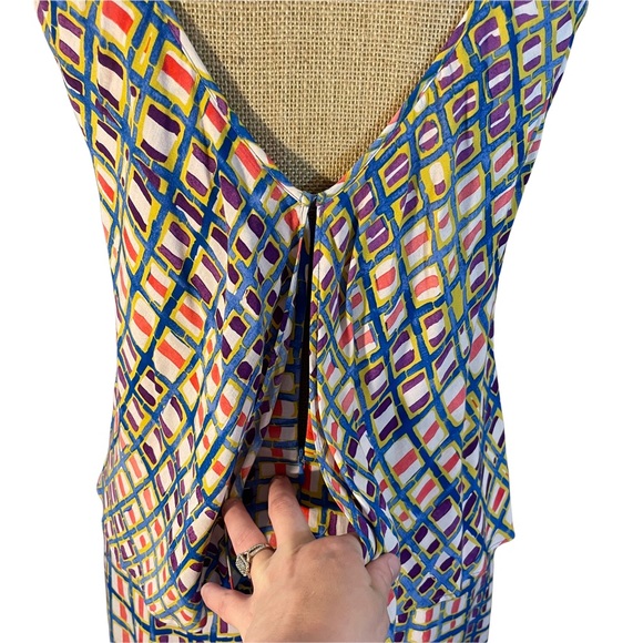 Plenty by Tracy Reese geometric print sleeveless dress size XS (0-2) - Picture 4 of 10